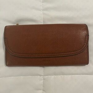 Fossil Tan Leather Women's Wallet